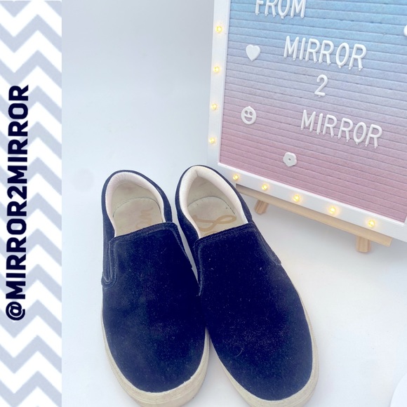 Sam Edelman black suede shoe - Picture 1 of 5